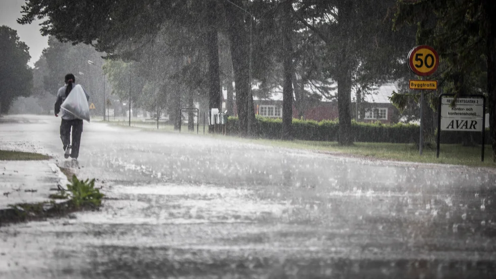 September månad var blötast av de tre senaste. Ett medeltal på 72 millimeter regn uppmättes av öns mätstationer. 
