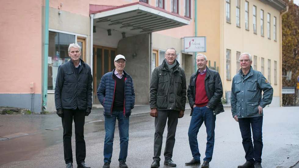 Lennart Wasseng, Åke Andersson, Tommy Sjöö, Jan Pierrou och Lennart Gunnarsson är alla bosatta på Brunnsgatan där härbärget ska öppna.
