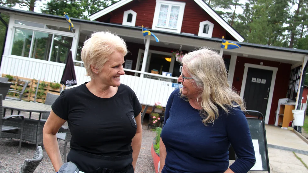 Sofie Didi och Anna-Lena Monell har ambitionen att fortsätta som campingarrendatorer även efter nästa år. 