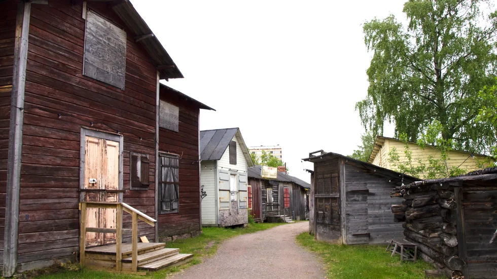 Kåkstan är en replika av Malmberget från slutet av 1800-talet.
