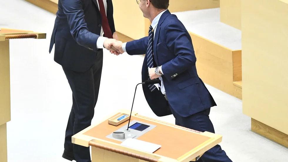 Jimmie Åkesson (SD) har fått sitt konservativa block.
