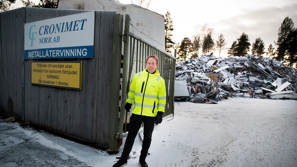 Ola Mannberg, vd för Cronimet norr och verksamheten i Luleå, hoppas att kommunen snabbt ska godkänna deras anmälan. 
