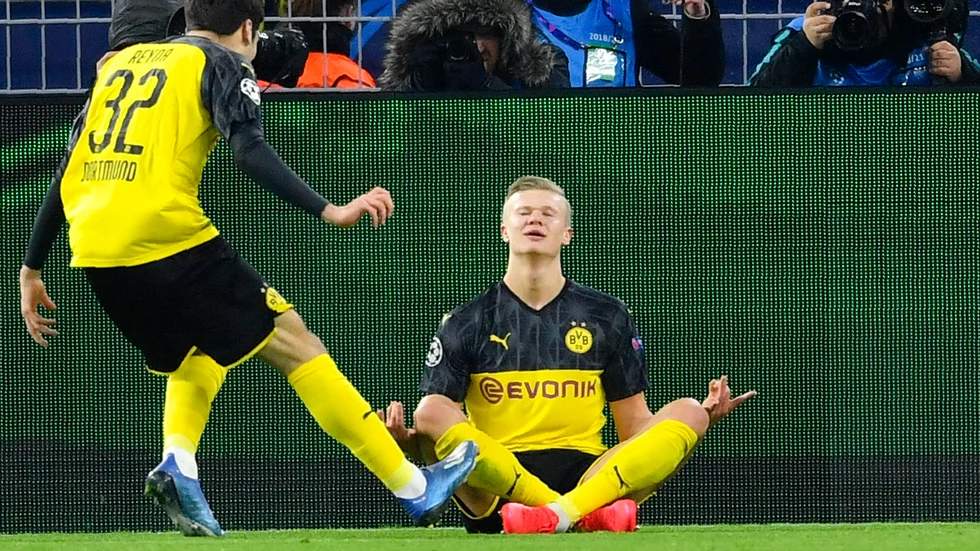 Erling Braut Håland sänkte Dortmund i deras första Champions League-åttondel mot PSG.