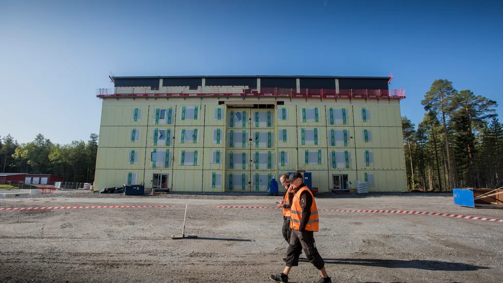 I början av september 2019 hölls en visning av vissa lägenheter i nybygget. (Arkivbild)