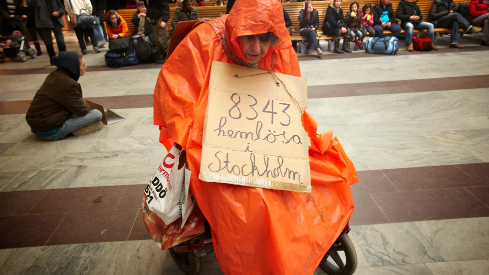 Åtta år gammal bild från Stockholm.