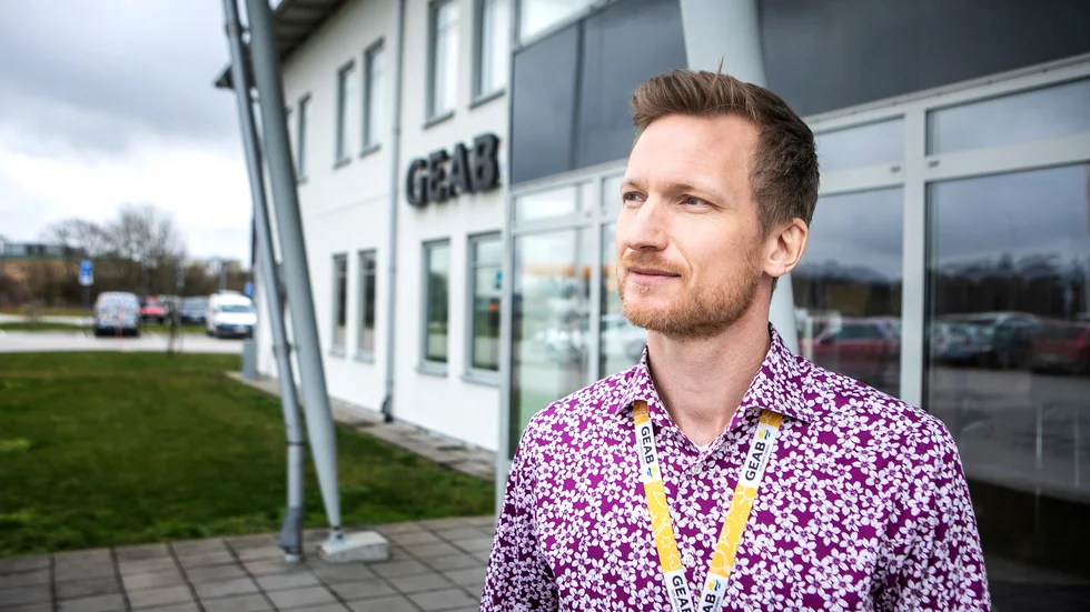 Kalle Blomberg, elnätschef vid Geab.