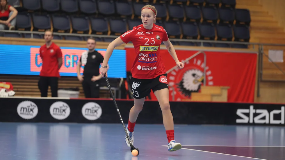 Viktoria Hübinette stod för ett mål mot Falun.