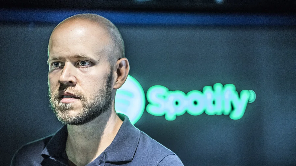 Spotifys vd Daniel Ek. Arkivbild.