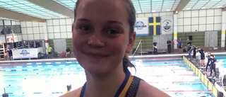 Medalj för Tilda Sundell på Sum-Sim