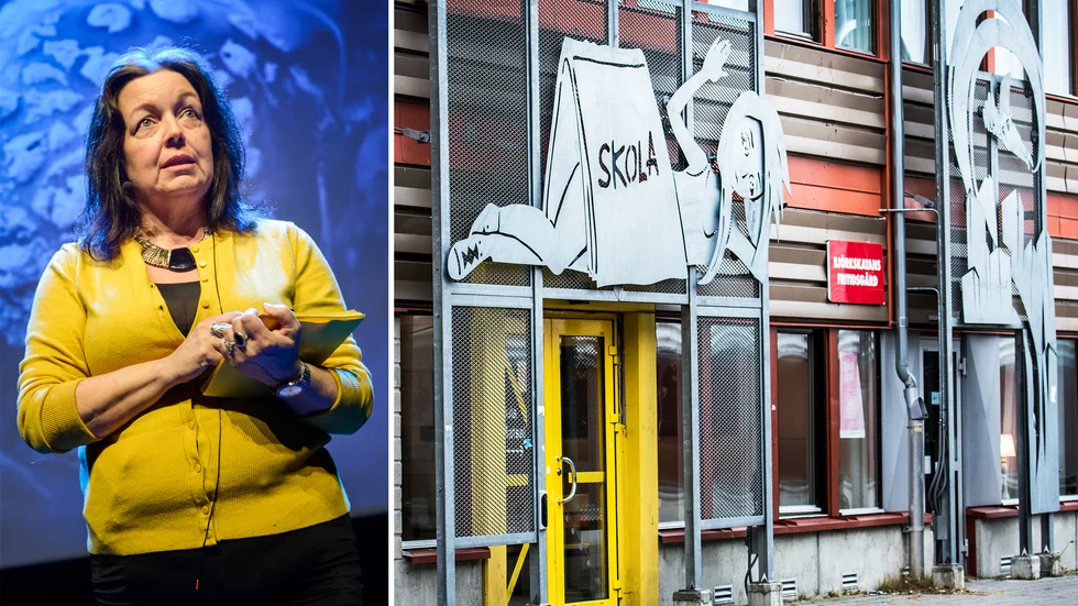 Björkskataskolans högstadium kan få engelskspråkig undervisning redan till hösten. Till vänster Maarit Enbuske, skolchef i Luleå.