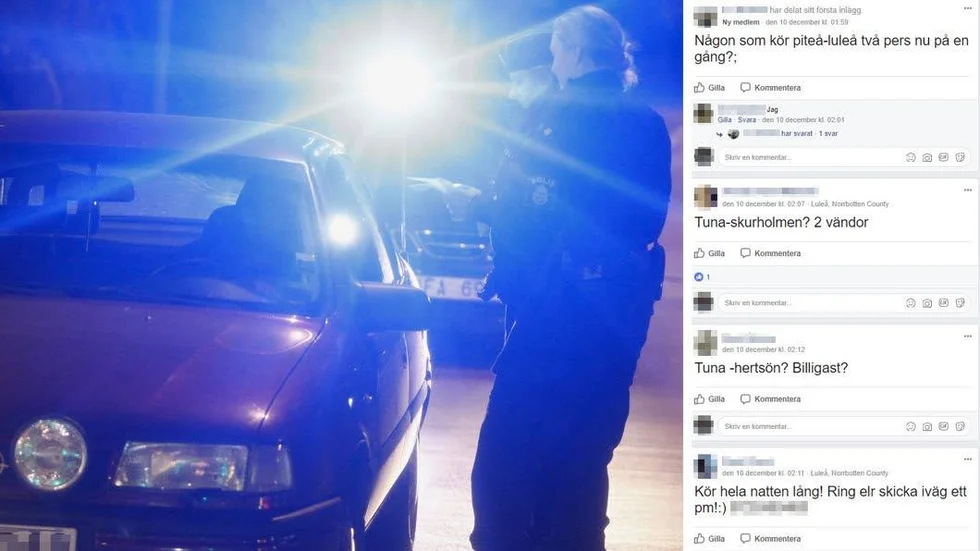 I intervjun för två år sedan uppgav en av personerna bakom Luleås största svarttaxigrupp att de inte tar ansvar för någons säkerhet.