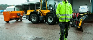 Grus ökar olycksrisken på cykelbanorna