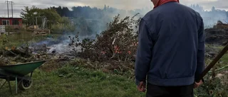 Räddningstjänsten larmades till brand i Visby