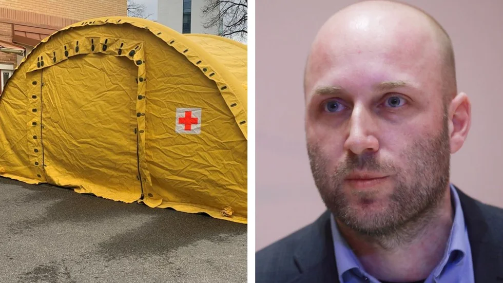 Rickard Lundin, sjukvårdsledare i den regionala sjukvårdsledningen. 