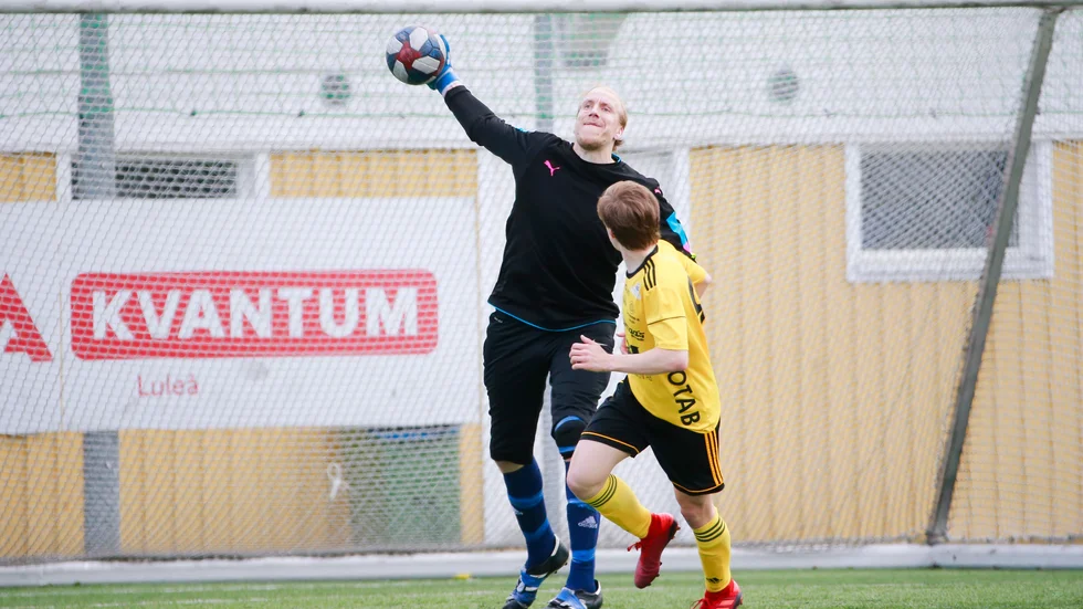 Felix Pekkari är redo att rycka in för Kiruna FF.