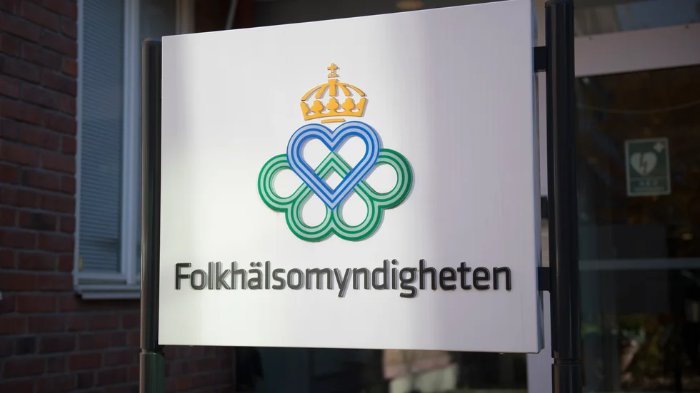 Folkhälsomyndigheten i Stockholm. Arkivbild.