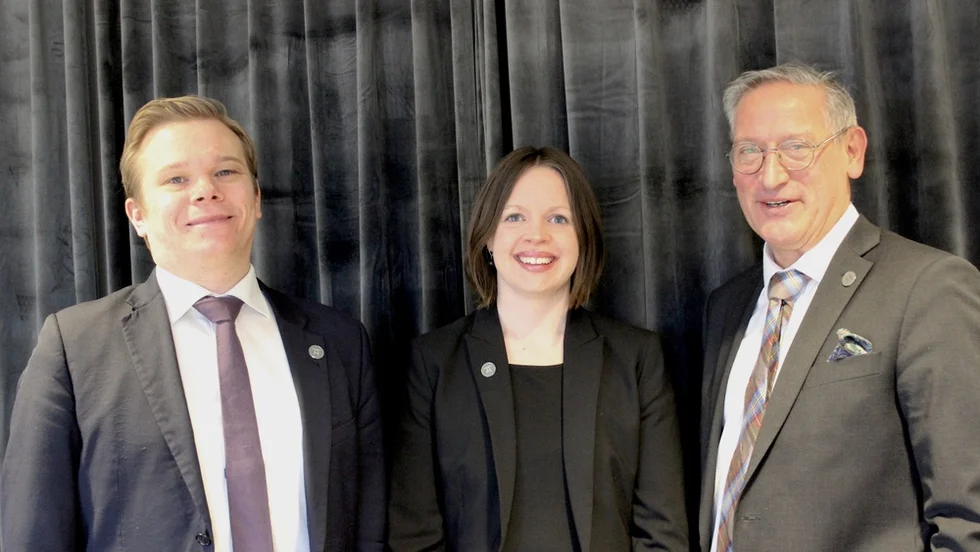 Robin Hoverberg, Rebecka Rasmuson och Jan Erik Jonasson. 