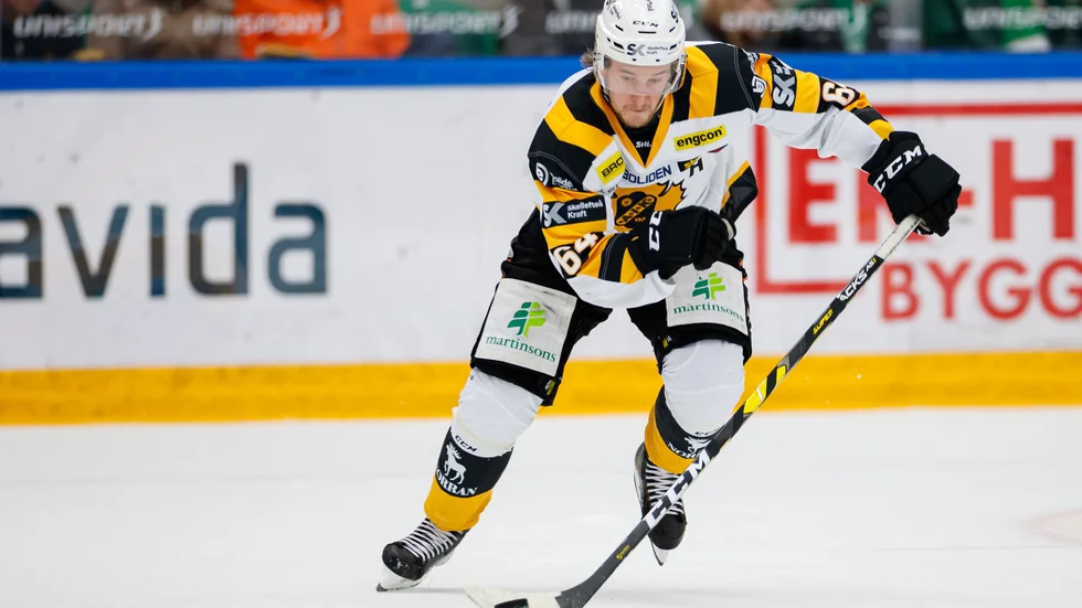 Jonathan Pudas och Skelleftå AIK är ute ur CHL efter 1–4-förlusten mot Djurgården. 