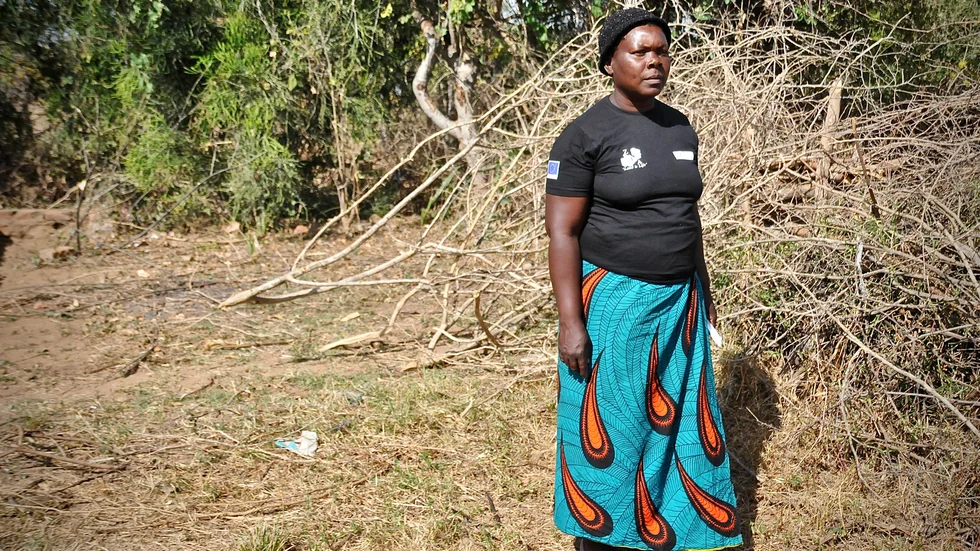 Filta Natala i byn Hufwa i södra Zambia är en av miljontals kvinnor som är drabbade av svår torka. Hon är själv övertygad om att det är klimatförändringarna som är orsaken.
