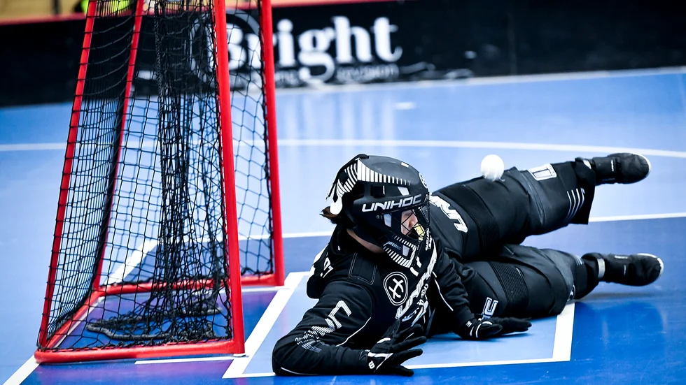 Marcus Asserholt stod för några fina räddningar i Gamla Stans 5–3-seger. 