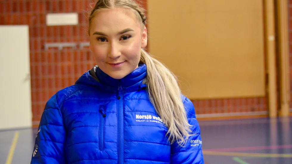 Moa Renström har fått sin volleybollfostran i Malå, ännu ett tecken på att sporten växer i Västerbotten.