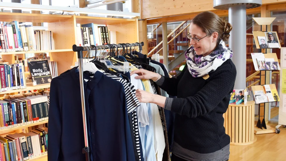 Jenny Rundström, bibliotekarie på Campusbiblioteket. 