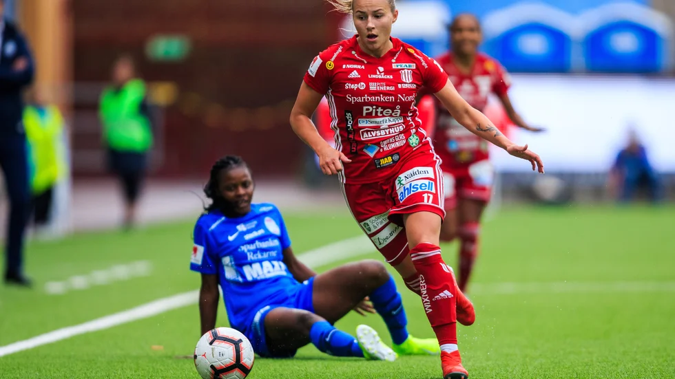 Selina Henriksson har opererat det främre korsbandet i höger knä. 