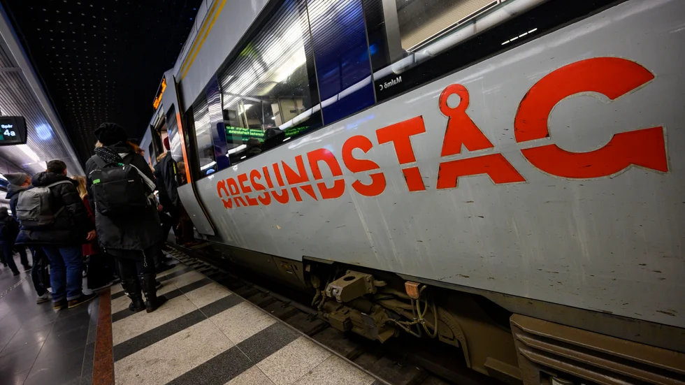 Öresundståget fick tekniskt fel – ersättningsbussen blev fullpackad. Arkivbild.