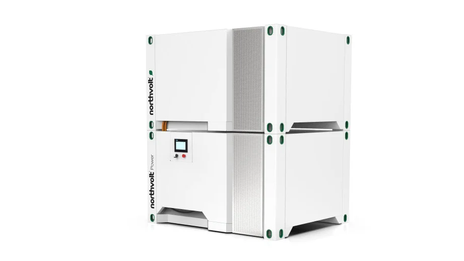 Så här ser den batterimodul ut som Northvolt och Vattenfall har samarbetat om.