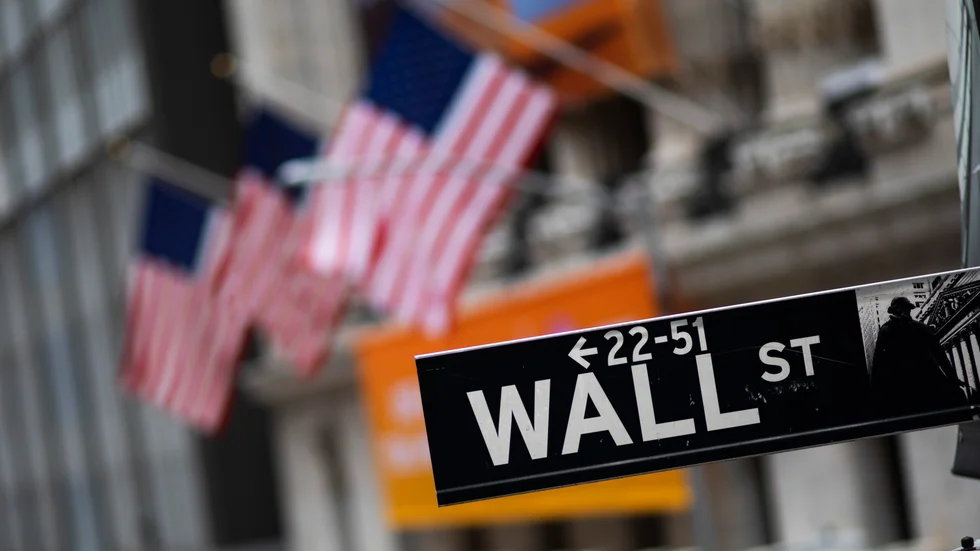 Uppåt på Wall Street. Arkivbild.