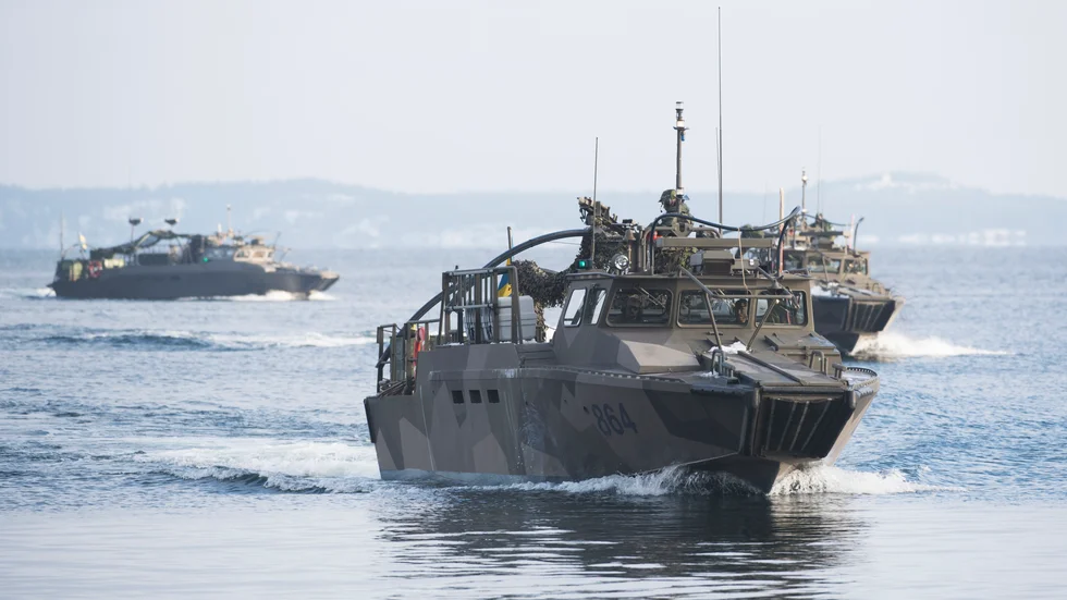 Den 11 maj drar marinen i gång en tio dagar lång nationell övning. Bild från marinens liknande övning år 2016, Swenex 16.