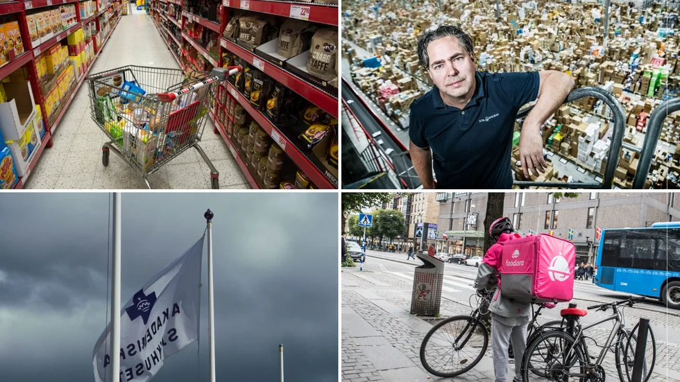 Livsmedelsföretagen, Apotea, Akademiska sjukhuset och Foodora är några arbetsgivare som är i behov av att anställa under coronakrisen.