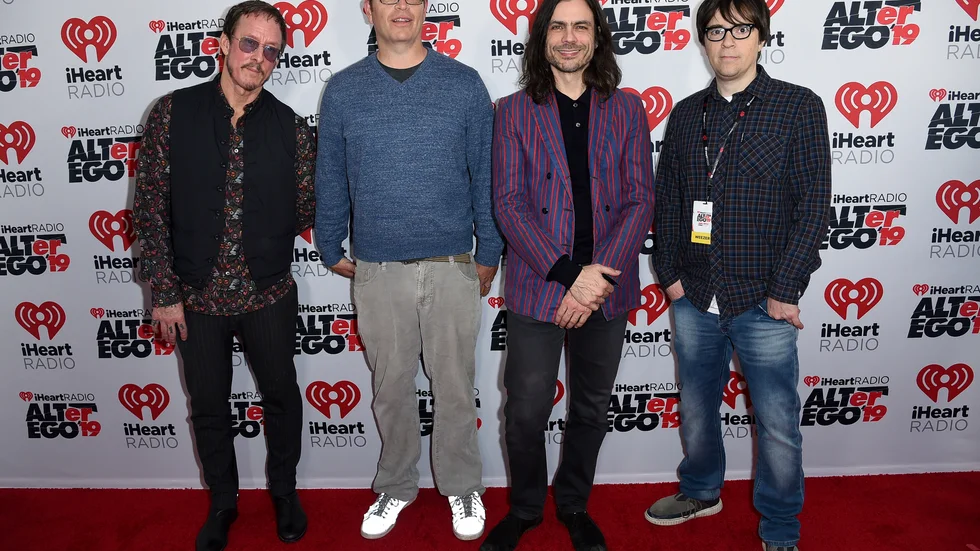 Weezer, här inte tecknade. Bild från 2019.