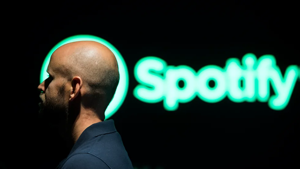 Spotifys grundare och vd Daniel Ek. Arkivbild