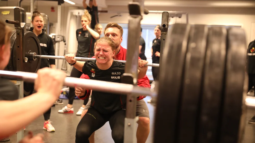 Sara Grahn är med bland de främsta på alla fystester.