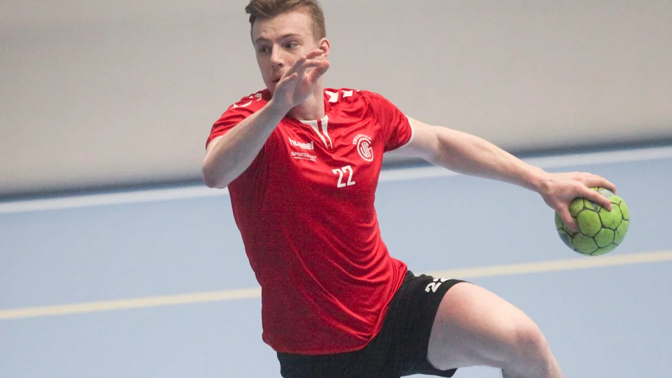 Erik Persson sköt sex mål i träningsmatchen mot Västerås.