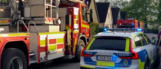 Svårsläckt brand efter matlagning