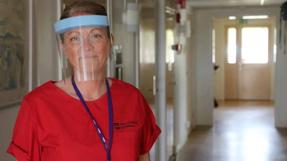 Ulrika Reinholdsson höll i hygienutbildningen tillsammans med Åsa Karlsson. Och det blev skarpt läge, när hygienreglerna skräptes tidigare i veckan.