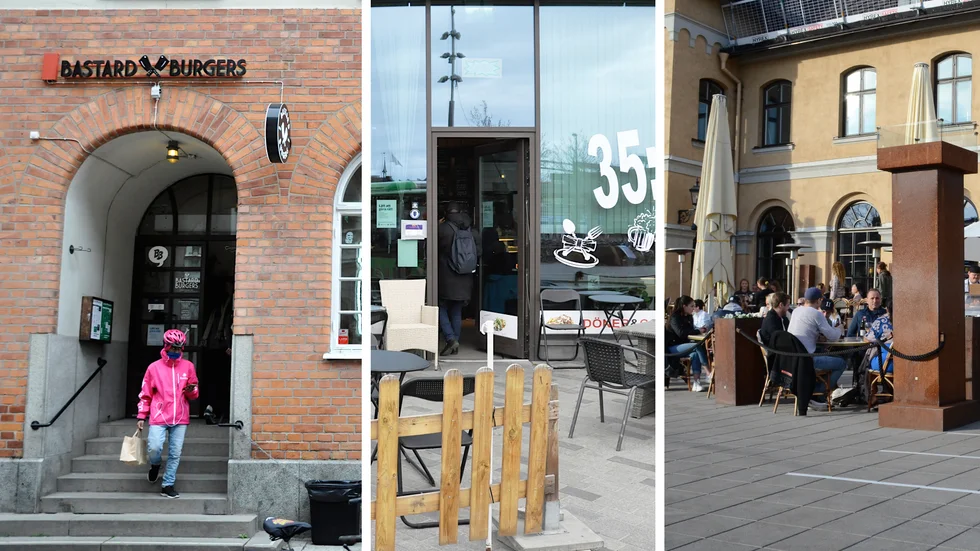Bastard Burgers, Döner Kebab och Stationen är några restauranger som fick anmärkningar för brott mot coronareglerna.
