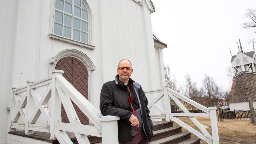 Mats Björk kommer att utgå från sitt hem i Skellefteå i sitt nya arbete som mobil präst.
