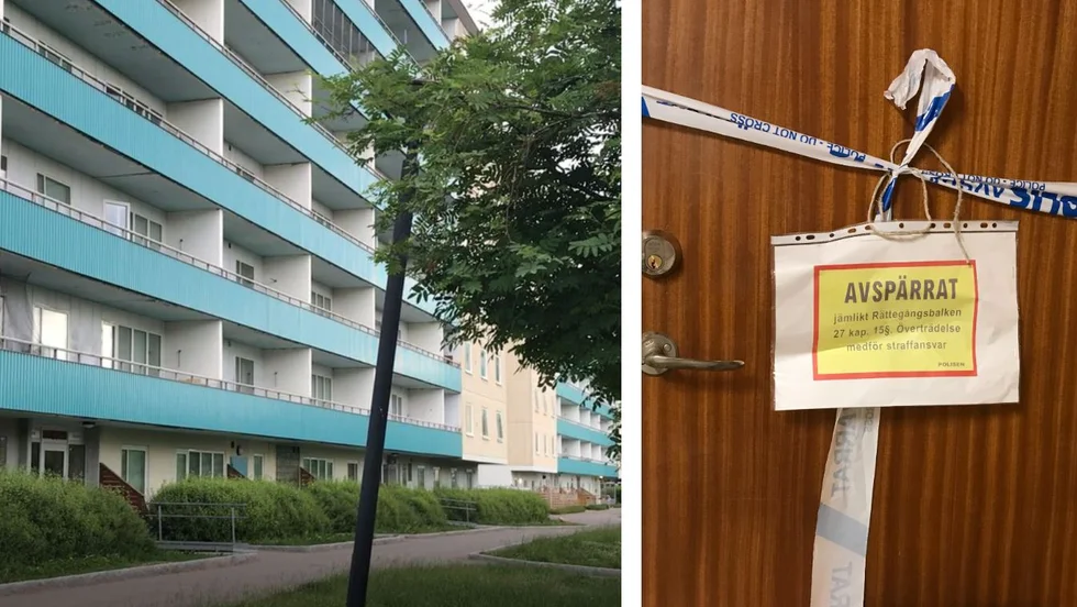 De närmaste grannarna i lägenhetshuset i Johannelund där Daniel Nyqvist bott de senaste tio åren beskriver honom som tyst och tillbakadragen och någon man knappt la märkte till.