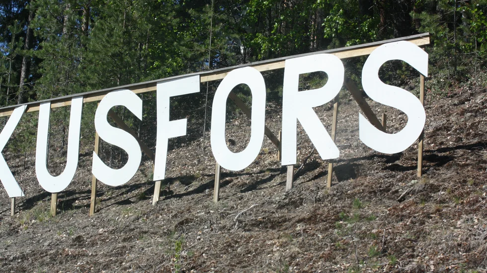Kusfors blev årets by för andra gången. Förra gången var 2014.