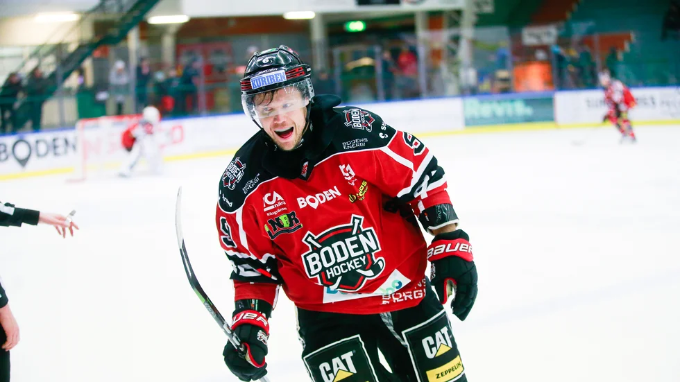 Viktor Lindgren i Boden Hockey.