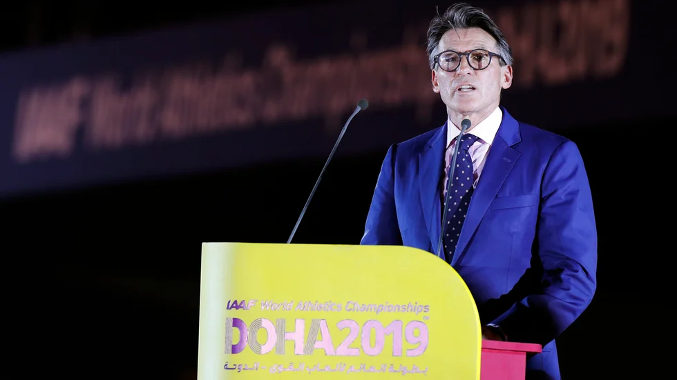World Athletics ordförande Sebastian Coe. Arkivbild.