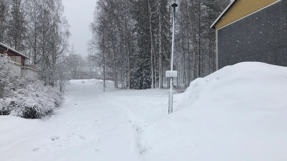 SMHI varnar för ymnigt snöfall och hårda vindar.
