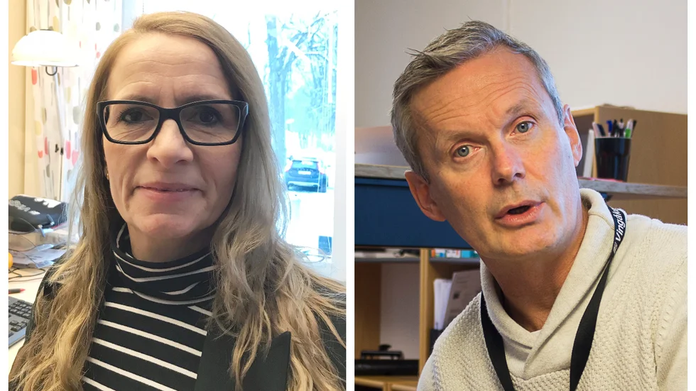 Säkerhetsstrateg Hanna Mehaj och kommunchef Ralf Hedin är båda överens om att krisförberedelserna under förra året varit viktiga och användbara nu när krisen är ett faktum. 