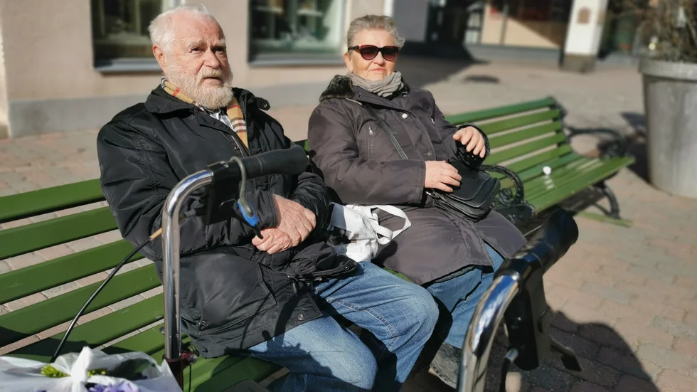 Bengt Lindström, 80 och Christina Nilsson, 83.