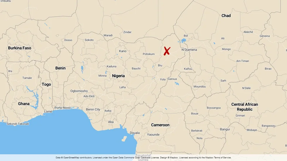 Nordöstra Nigeria.