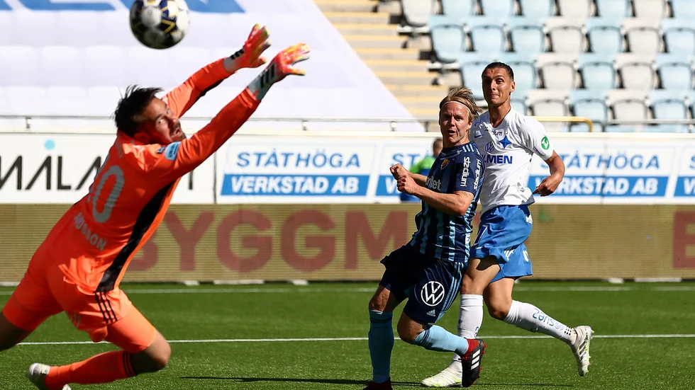 Jonathan Levi gjorde mål mot Djurgården i senaste hemammatchen.