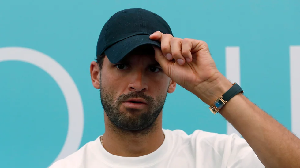 Grigor Dimitrov. Arkivbild.